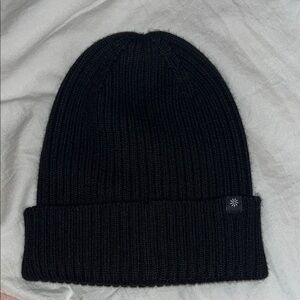 Athleta Black Knit Beanie